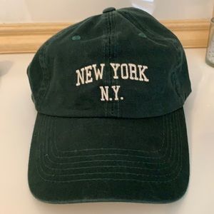 Brandy Melville Green New York Baseball Cap Brand New